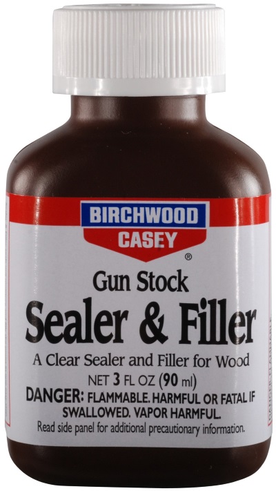 Birchwood Casey Gun Stock Clear Sealer & Filler – 3 Oz, Gunsmithing Finish