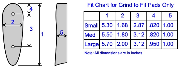 Limbsaver Fit Chart