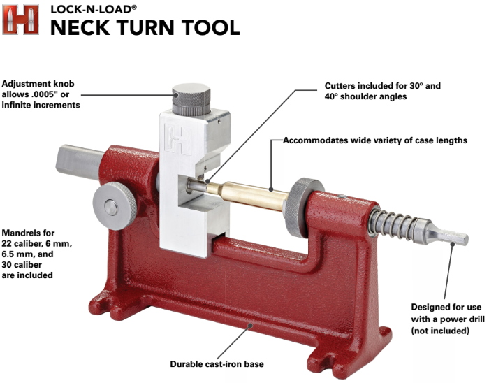 Hornady Neck Turn Tool - Hunting and Outdoor Supplies.